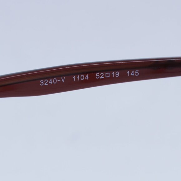 Persol PO3240V 1104 Eyeglasses Bordeaux 52mm Square Frame - Picture 8 of 12